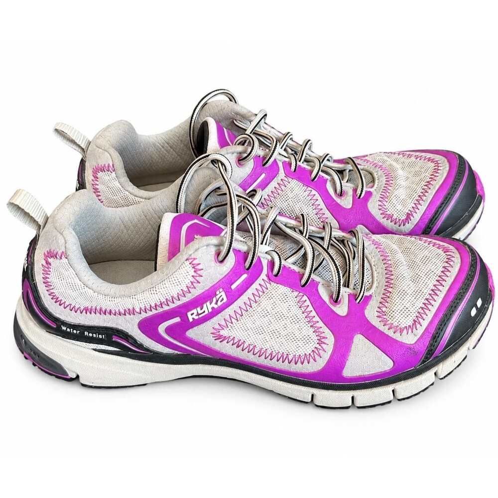 Ryka Avert Low Womens Trail Running Sneakers Purple Tan Water Resist Size 10